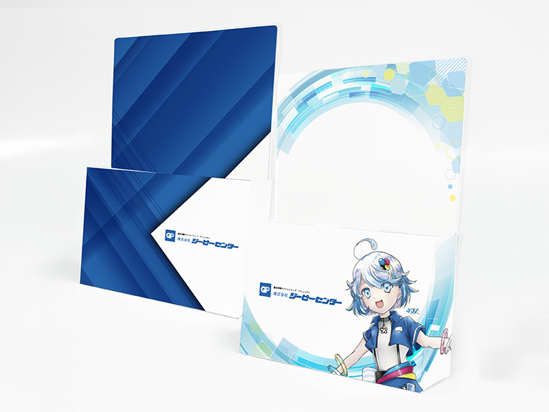 オリジナル紙製カタログスタンド