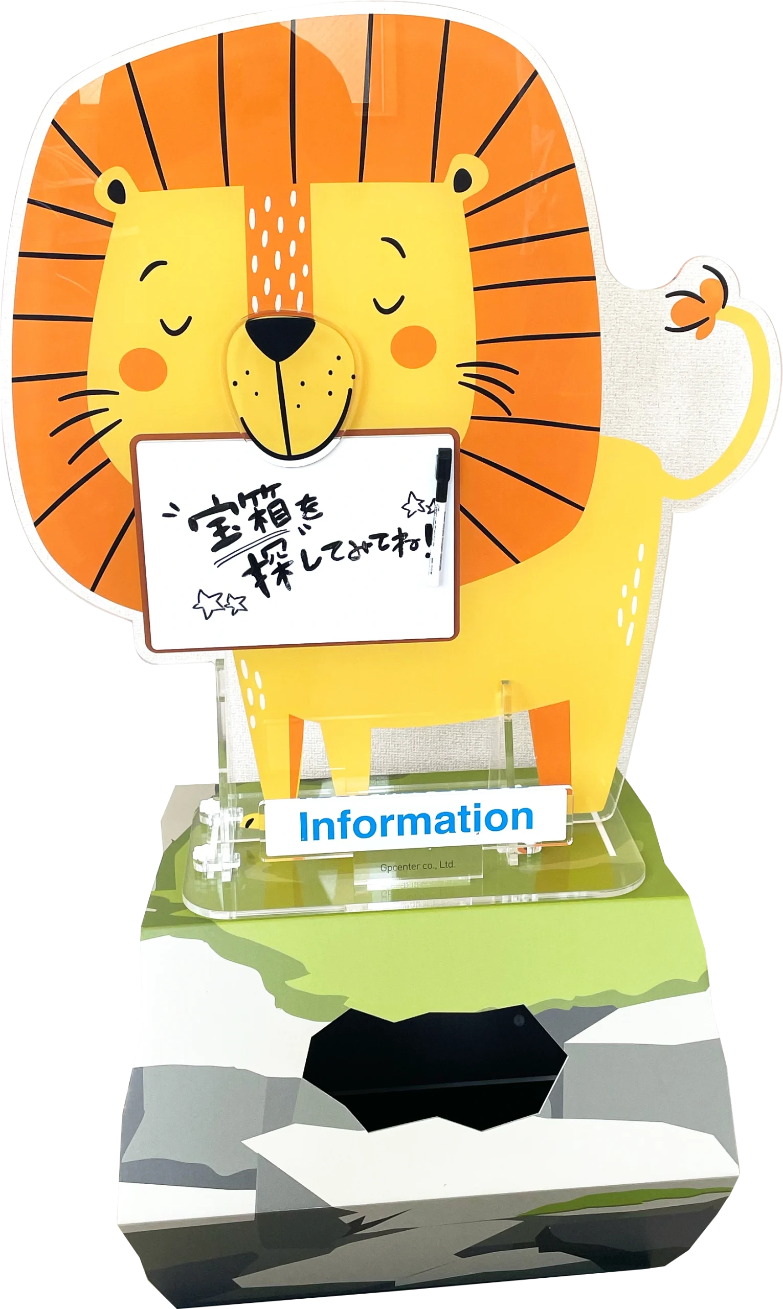 等身大アクリル ライオン